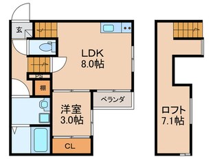 ウィンクルム・CRESTの物件間取画像